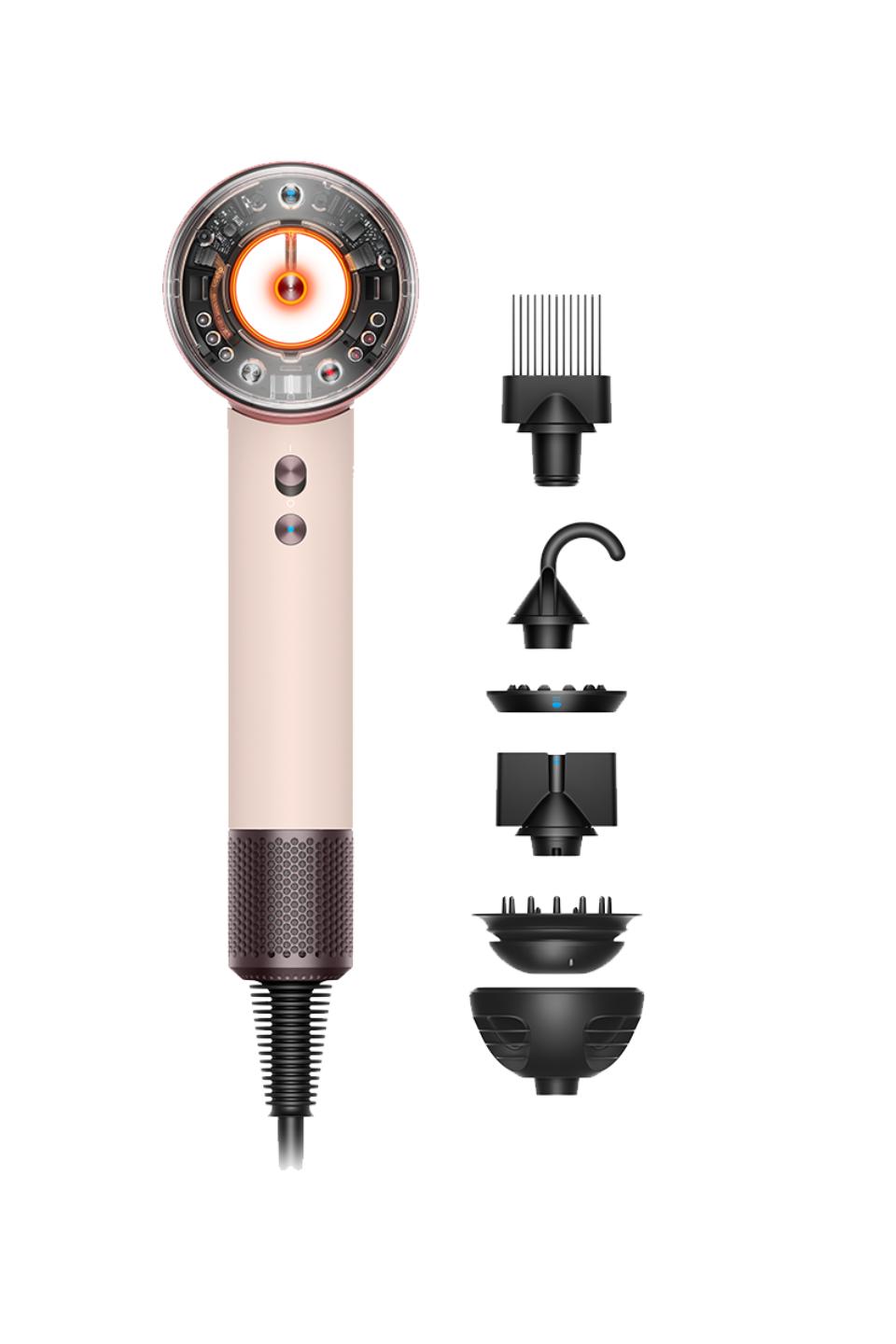 Sèche-cheveux Dyson Supersonic Nural™ cheveux bouclés à frisés Rose Céramique