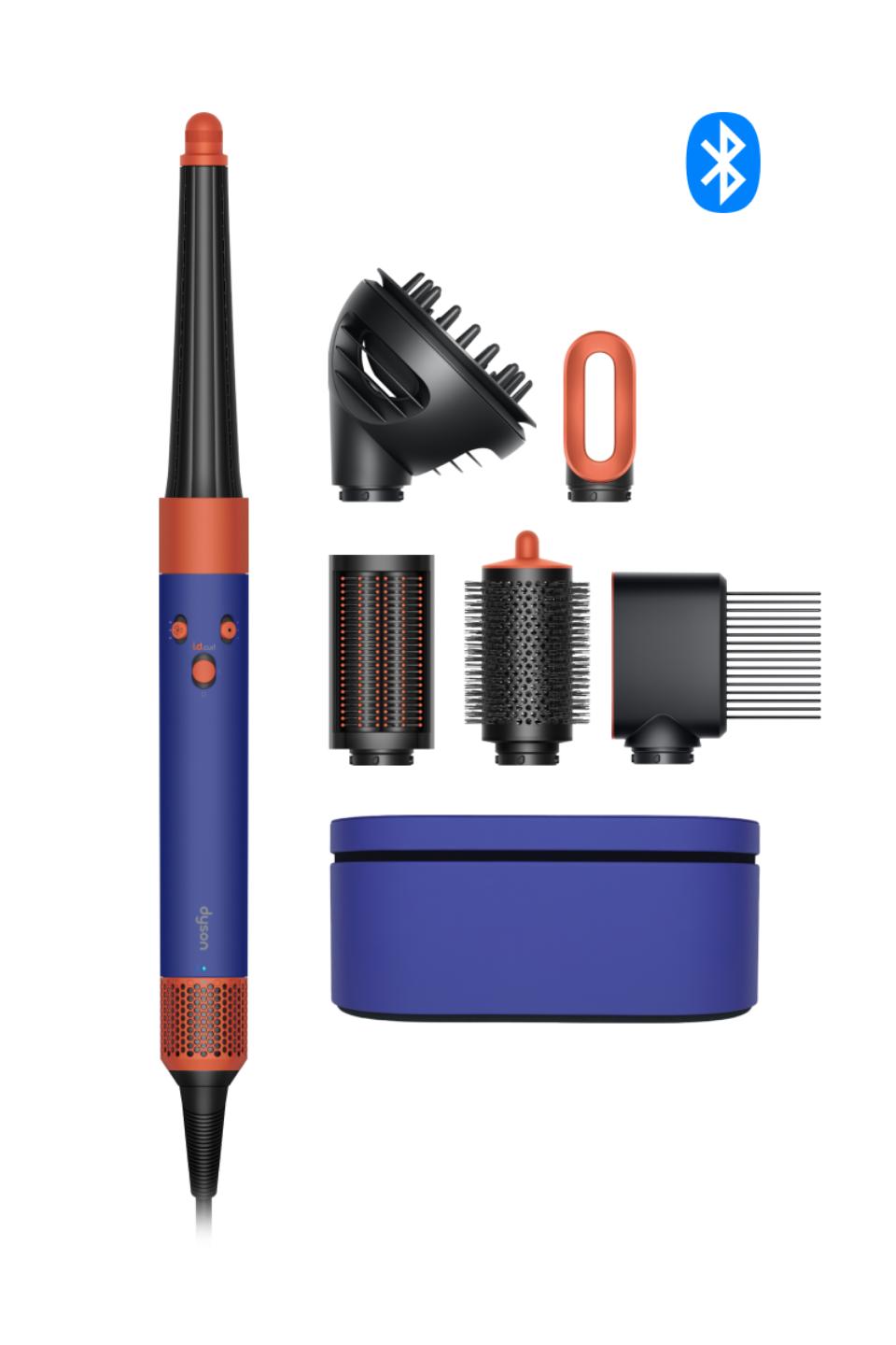 Multi-styler Dyson Airwrap i.d.™ - cheveux bouclés à frisés (Bleu Pervenche/Topaze)