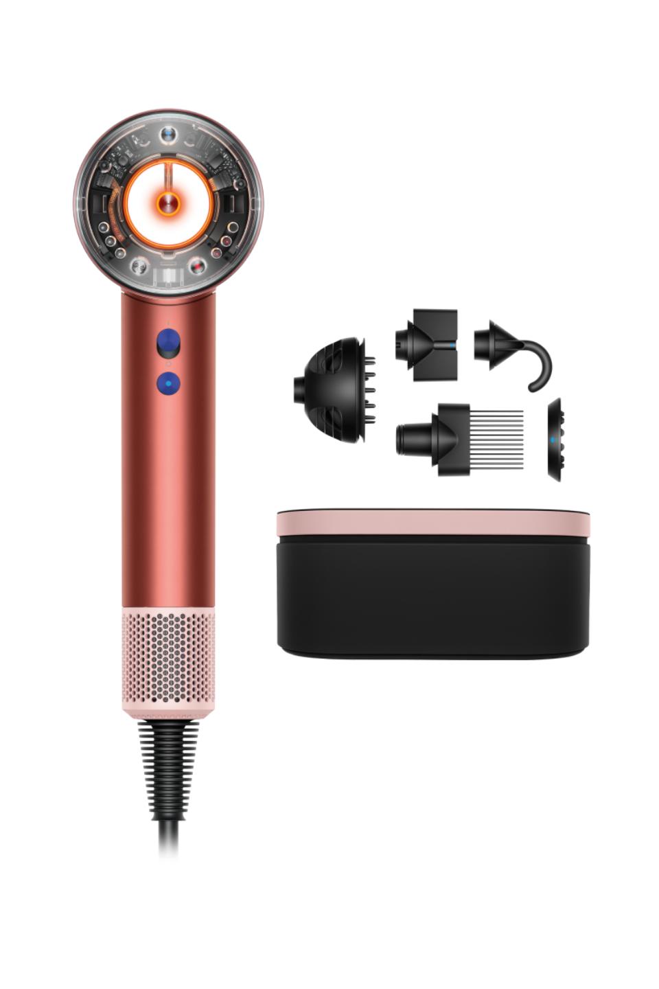 Sèche-cheveux Dyson Supersonic Nural™ (Fraise cuivrée/Rose poudré)